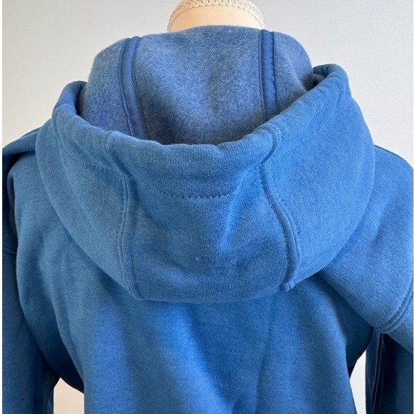 Carhartt Hoodie Blue XS Loose Fit Logo Sleeve Pullover Gorpcore Utility Outdoor - Picture 6 of 12